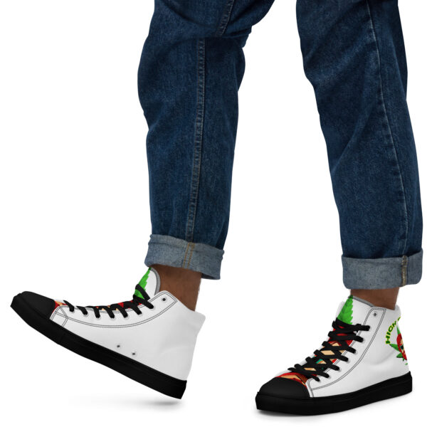 Men’s High Top Canvas Shoes - Image 2